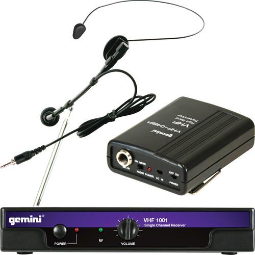 Gemini VHF-1001HL VHF Wireless Headset & VHF-1001HL 198.6