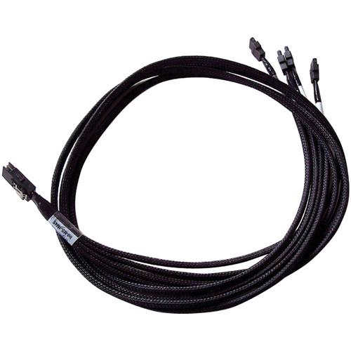 HighPoint Internal Mini-SAS to SATA Cable (3.28') INT-MS-1M4S, HighPoint, Internal, Mini-SAS, to, SATA, Cable, 3.28', INT-MS-1M4S