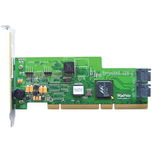 HighPoint RocketRAID 2210 4-Channel PCI-X SATA II RAID RR2210, HighPoint, RocketRAID, 2210, 4-Channel, PCI-X, SATA, II, RAID, RR2210