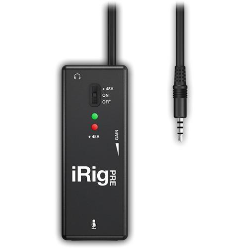 IK Multimedia iRig Pre Microphone Interface IP-IRIG-PRE-IN, IK, Multimedia, iRig, Pre, Microphone, Interface, IP-IRIG-PRE-IN,