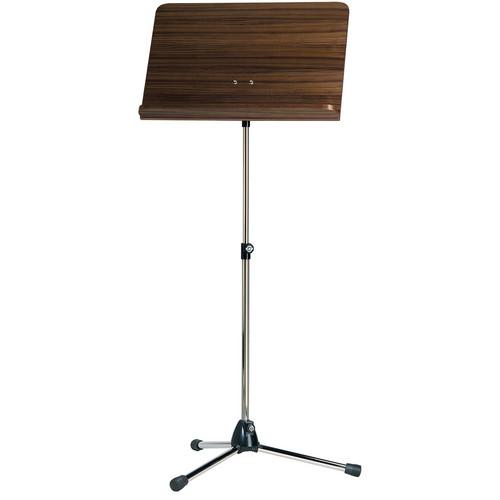 K&M 11811-000-01 Orchestra Music Stands with Walnut 11811-000-01
