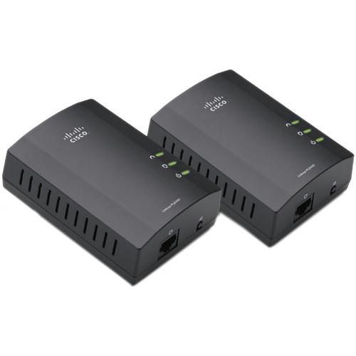 Linksys Powerline AV 1-Port Network Adapter Kit PLEK400-NP, Linksys, Powerline, AV, 1-Port, Network, Adapter, Kit, PLEK400-NP,