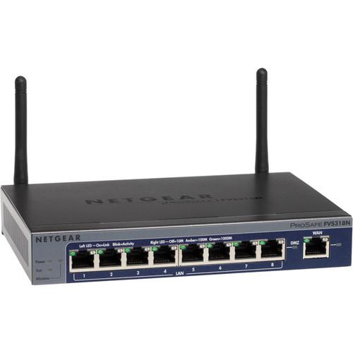 Netgear Prosafe Wireless 8-Port Gigabit VPN FVS318N-100NAS, Netgear, Prosafe, Wireless, 8-Port, Gigabit, VPN, FVS318N-100NAS,