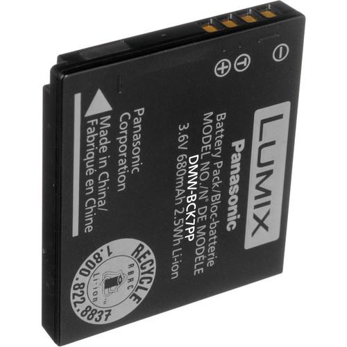 Panasonic DMW-BCK7 Lithium-Ion Battery (680mAh) DMW-BCK7, Panasonic, DMW-BCK7, Lithium-Ion, Battery, 680mAh, DMW-BCK7,