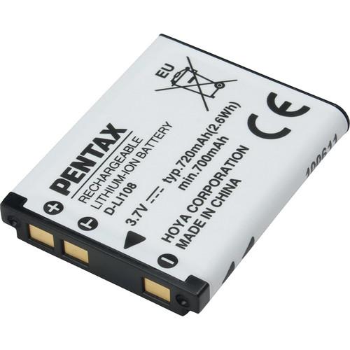Pentax D-L108 Rechargeable Lithium-ion Battery 39071, Pentax, D-L108, Rechargeable, Lithium-ion, Battery, 39071,