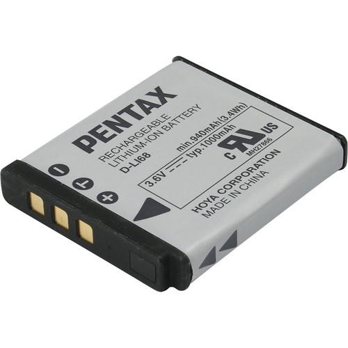 Pentax D-LI68B Rechargeable Lithium-Ion Battery 39063, Pentax, D-LI68B, Rechargeable, Lithium-Ion, Battery, 39063,