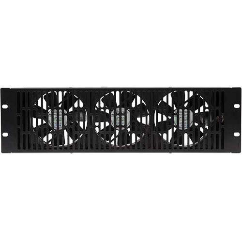 SANUS 3U High Volume Cooling Fan Panel (Black) CAFH01-B1