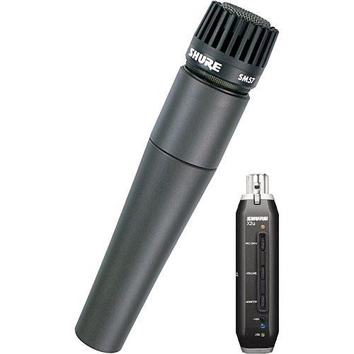 Shure X2u XLR to USB Microphone Signal Adapter and SM57 SM57-X2U, Shure, X2u, XLR, to, USB, Microphone, Signal, Adapter, SM57, SM57-X2U