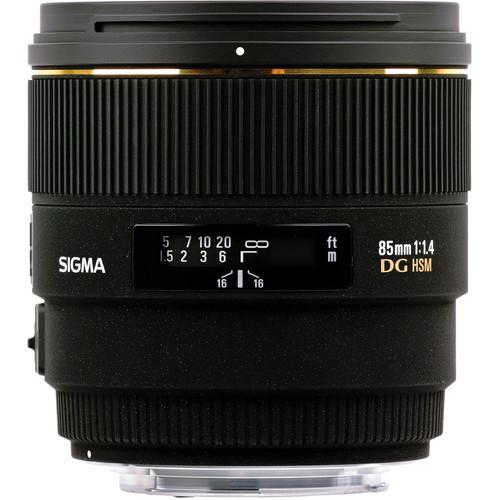 Sigma 85mm f/1.4 EX DG HSM Lens For Nikon Digital SLR Cameras, Sigma, 85mm, f/1.4, EX, DG, HSM, Lens, For, Nikon, Digital, SLR, Cameras