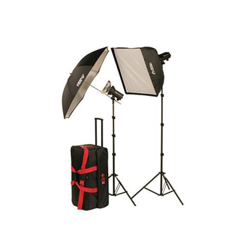 Smith-Victor FL400K Two Monolight Softbox/Umbrella Kit 402300