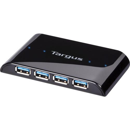 Targus 4-Port USB 3.0 SuperSpeed Hub (Black) ACH119US, Targus, 4-Port, USB, 3.0, SuperSpeed, Hub, Black, ACH119US,