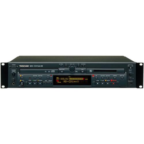 Tascam MD-CD1MKIII Combination CD Player and MD-CD1MKIII, Tascam, MD-CD1MKIII, Combination, CD, Player, MD-CD1MKIII,