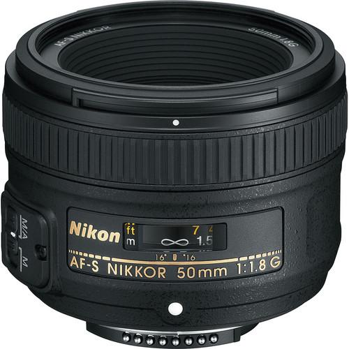 Used Nikon  AF-S NIKKOR 50mm f/1.8G Lens 2199B, Used, Nikon, AF-S, NIKKOR, 50mm, f/1.8G, Lens, 2199B, Video