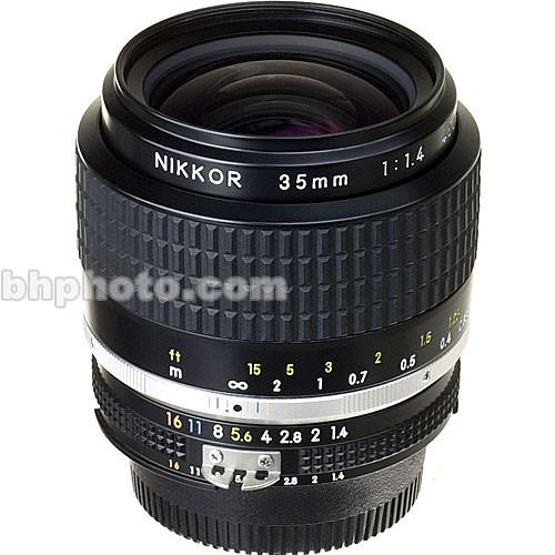 Used Nikon  NIKKOR 35mm f/1.4 Lens 1429B, Used, Nikon, NIKKOR, 35mm, f/1.4, Lens, 1429B, Video