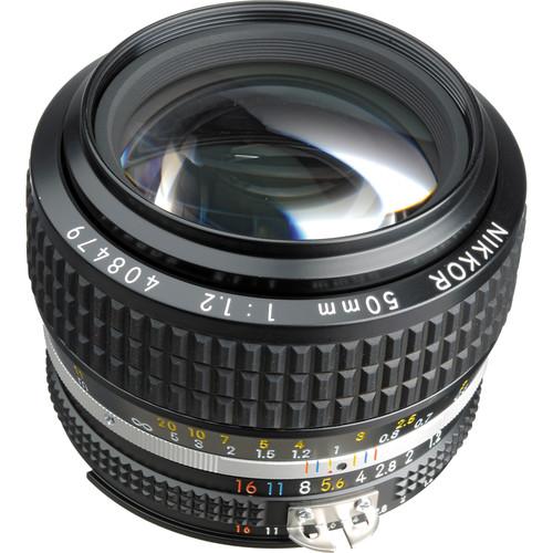 Used Nikon  NIKKOR 50mm f/1.2 Lens 1435B, Used, Nikon, NIKKOR, 50mm, f/1.2, Lens, 1435B, Video