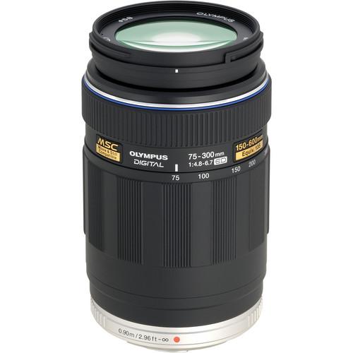 Used Olympus 75-300mm f/4.8-6.7 M.Zuiko Lens for Micro 261507B