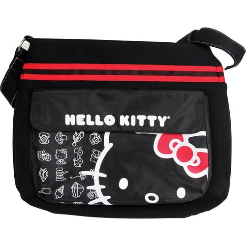 Vivitar Hello Kitty Canvas Messenger Bag (Black) 20909-BLK