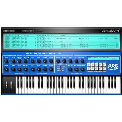 Waldorf PPG Wave 3.V Wave Synthesizer Plug-In WDF-PPG-3, Waldorf, PPG, Wave, 3.V, Wave, Synthesizer, Plug-In, WDF-PPG-3,