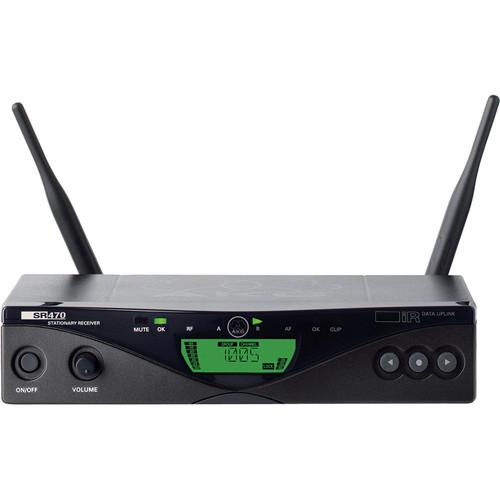 AKG  SR 470 UHF Wireless Receiver 3300H00010, AKG, SR, 470, UHF, Wireless, Receiver, 3300H00010, Video