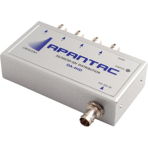 Apantac 3G-SDI 1x4 Re-Clocking Distribution Amplifier DA-4HD