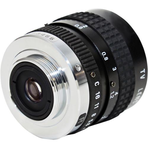 AstroScope C-Mount 25mm f1.8 Objective Lens with Iris 915229