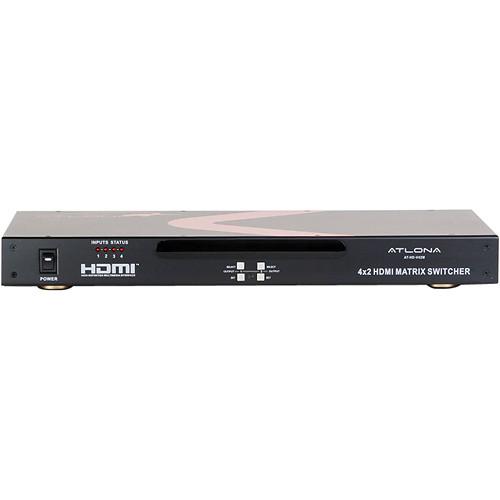 Atlona  HDMI Switcher (4 x 2) AT-HD4-V42, Atlona, HDMI, Switcher, 4, x, 2, AT-HD4-V42, Video