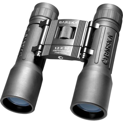 Barska 12x32 Lucid View Binocular - Black AB10113, Barska, 12x32, Lucid, View, Binocular, Black, AB10113,