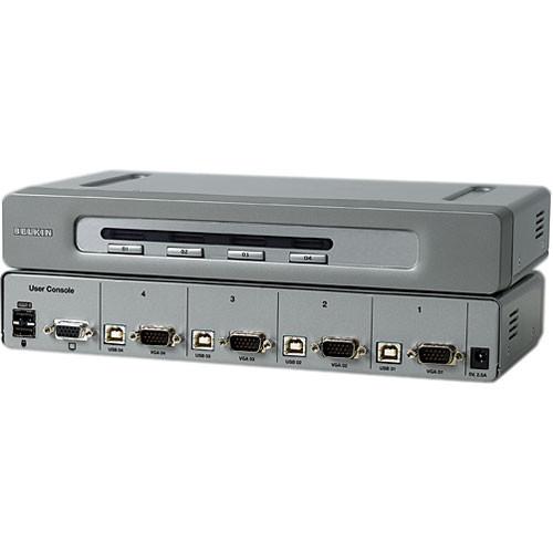Belkin 4-Port OmniView Secure KVM Switch - USB F1DN104U, Belkin, 4-Port, OmniView, Secure, KVM, Switch, USB, F1DN104U,
