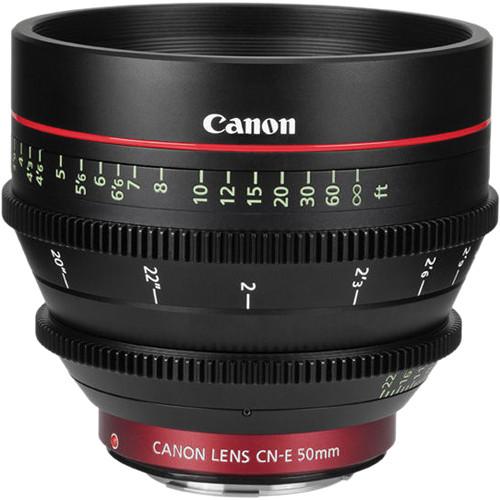 Canon  CN-E 50mm T1.3 L F Cine Lens 6570B001, Canon, CN-E, 50mm, T1.3, L, F, Cine, Lens, 6570B001, Video
