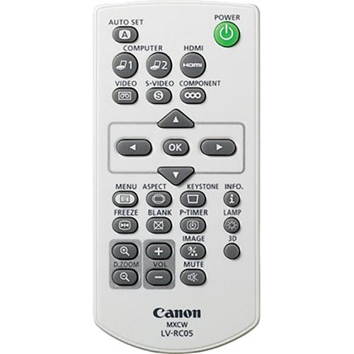 Canon LV RC05 Remote Controller f/ LV-8235 UST 5811B001, Canon, LV, RC05, Remote, Controller, f/, LV-8235, UST, 5811B001,