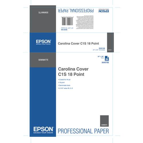 Epson S045168 Carolina Cover C1S 18 Point Proofing Paper S045168