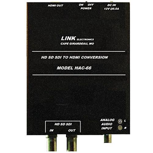 Link Electronics HAC-66 HD SD SDI to HDMI Converter HAC-66