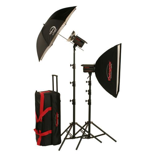 Photogenic 500W/s PowerLight Digital Travel Kit (120V) 900025, Photogenic, 500W/s, PowerLight, Digital, Travel, Kit, 120V, 900025