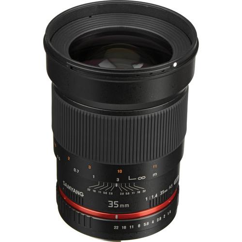 Samyang 35mm f/1.4 AS UMC Lens for Canon EF SY35M-C, Samyang, 35mm, f/1.4, AS, UMC, Lens, Canon, EF, SY35M-C,