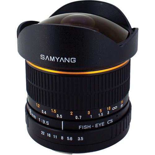 Samyang 8mm Ultra Wide Angle f/3.5 Fisheye Lens SY8M-O