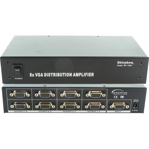 Shinybow  1x8 VGA Splitter Amplifier SB-1108G, Shinybow, 1x8, VGA, Splitter, Amplifier, SB-1108G, Video