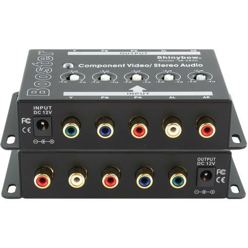 Shinybow SB-2820 1 x 1 Component Video and Audio Booster SB-2820, Shinybow, SB-2820, 1, x, 1, Component, Video, Audio, Booster, SB-2820