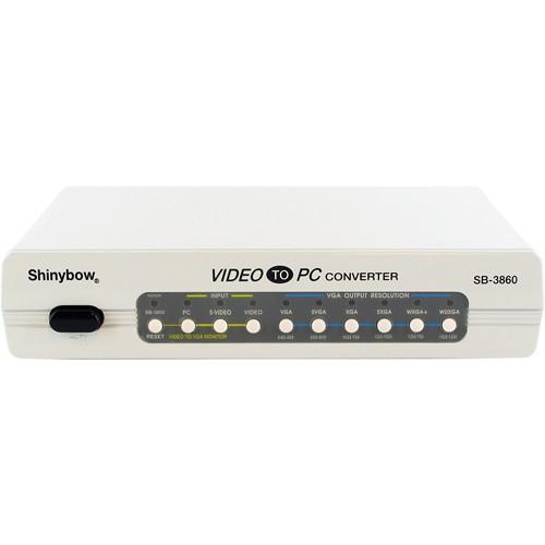 Shinybow SB-3860 Video to PC Monitor (TV to PC) Converter, Shinybow, SB-3860, Video, to, PC, Monitor, TV, to, PC, Converter