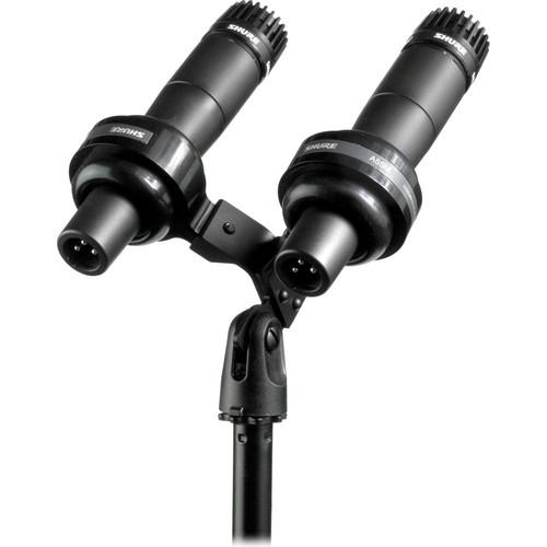 Shure  Dual Microphone Holder for SM57 VIP55SM, Shure, Dual, Microphone, Holder, SM57, VIP55SM, Video