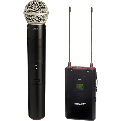 Shure  FP Wireless Handheld System FP25/SM58-H5, Shure, FP, Wireless, Handheld, System, FP25/SM58-H5, Video