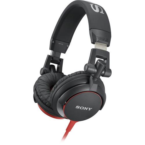 Sony MDR-V55 DJ Style Headphones (Black/Red) MDRV55/BR