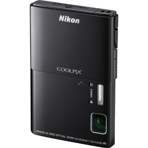 Used Nikon CoolPix S100 Digital Camera (Black) 26280B
