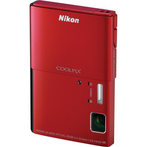 Used Nikon CoolPix S100 Digital Camera (Red) 26281B, Used, Nikon, CoolPix, S100, Digital, Camera, Red, 26281B,