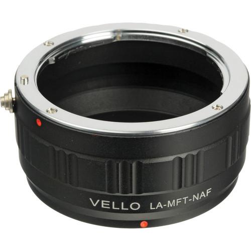 Vello Lens Mount Adapter - Nikon F Mount Lens to LA-MFT-NAF