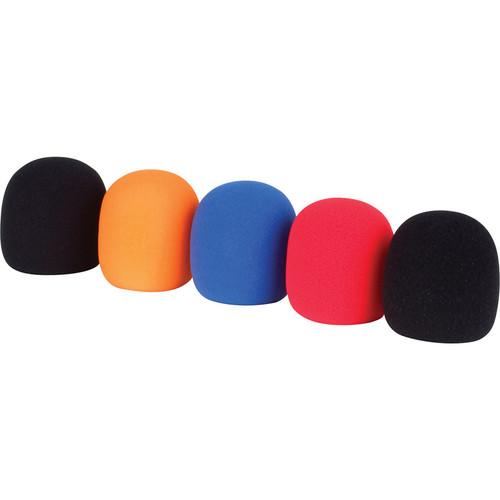 VocoPro WS-5 Microphone Windscreen Set (Assorted Colors) WS-5, VocoPro, WS-5, Microphone, Windscreen, Set, Assorted, Colors, WS-5