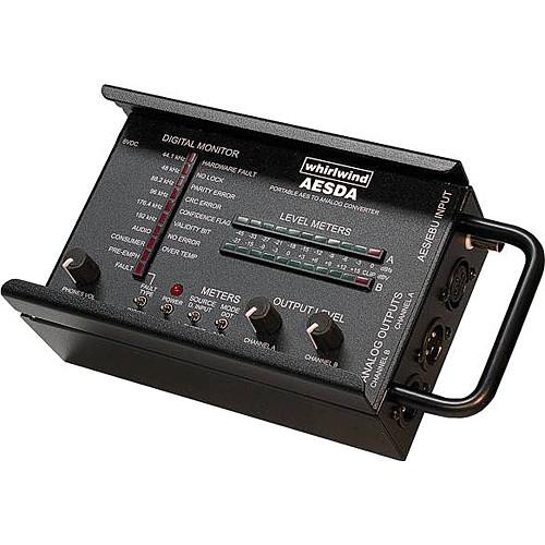 Whirlwind AESDA - Portable AES Digital to Analog Converter AESDA, Whirlwind, AESDA, Portable, AES, Digital, to, Analog, Converter, AESDA