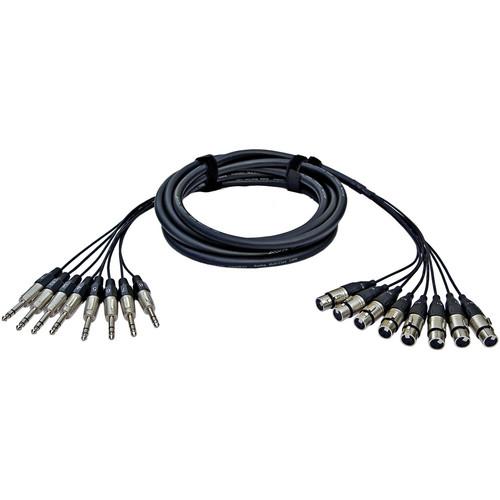 ALVA X8T8PRO5 16.4' Analog Multi-Core Cable (Black) X8T8PRO5