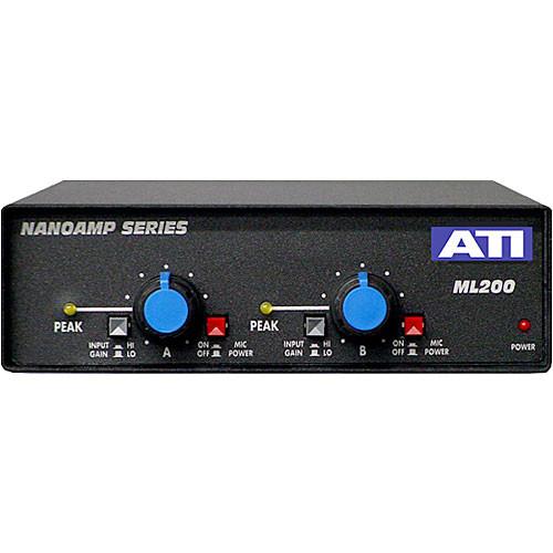 ATI Audio Inc ML200 - Dual Mic to Line Amplifier ML200