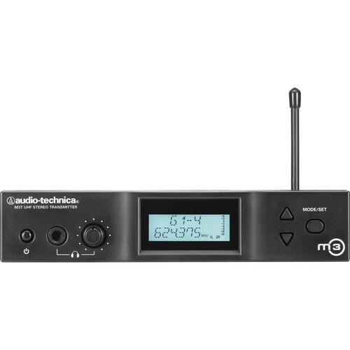 Audio-Technica M3T Stereo Transmitter (L- 575 to 608 MHz) M3TL, Audio-Technica, M3T, Stereo, Transmitter, L-, 575, to, 608, MHz, M3TL