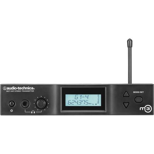 Audio-Technica M3T Stereo Transmitter (M- 614 to 647 MHz) M3TM, Audio-Technica, M3T, Stereo, Transmitter, M-, 614, to, 647, MHz, M3TM